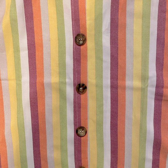 NWT!! FSL Apparel the Amani Multi-Colored Vertical Striped Tank Top - Picture 8 of 10